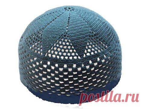 Тюбетейка крючком. МК для начинающих.