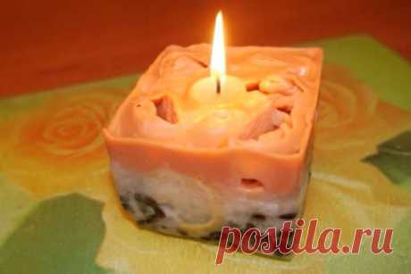 Кофейно-ажурная свеча своими руками, МК | Для дома | Само Совершенство