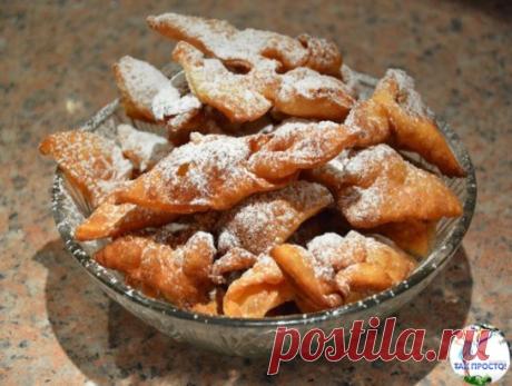 Удачный рецепт очень вкусного хвороста