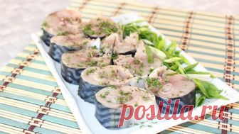 Соленая скумбрия. Как вкусно за 12 часов засолить рыбу в домашних условиях.
