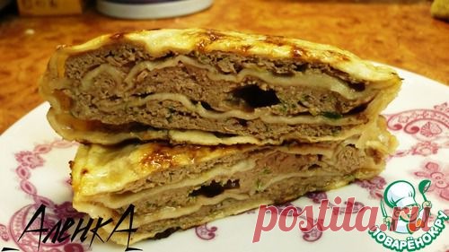 Китайские лепешки с мясом - кулинарный рецепт