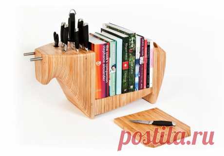 Книжная полка на кухню Kitchen Bull