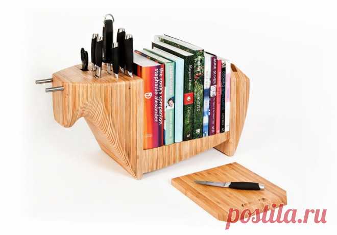 Книжная полка на кухню Kitchen Bull