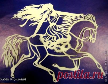 Ажурная бумага. Киригами.