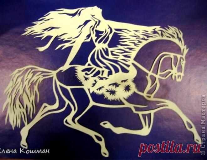 Ажурная бумага. Киригами.