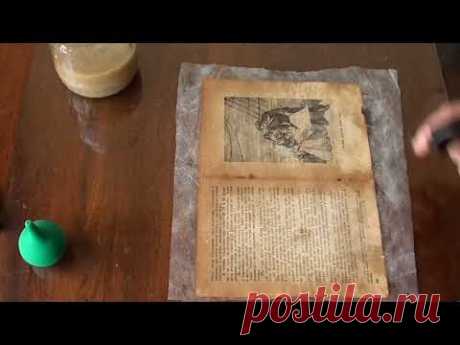 Реставрация книги в домашних условиях(book restoration at home)