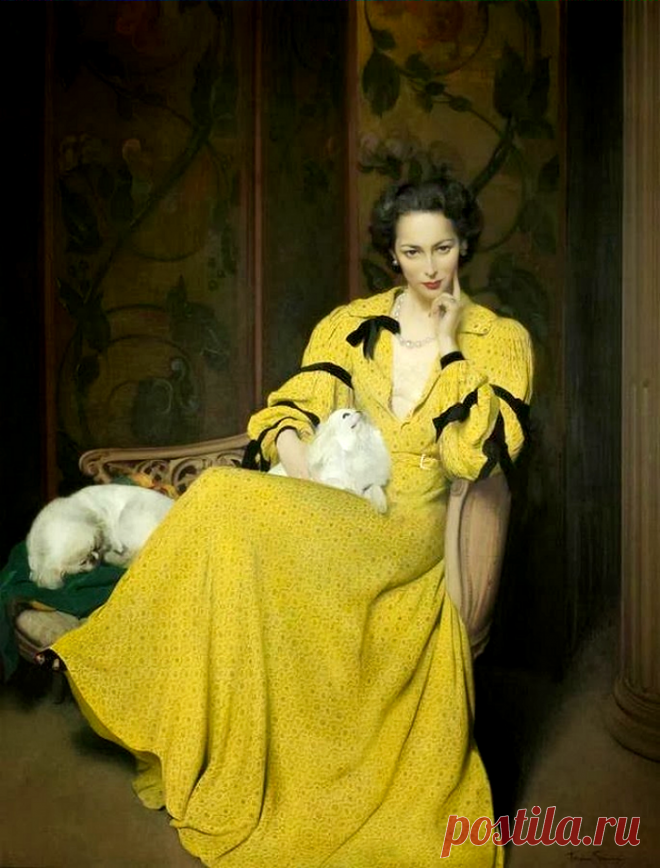 Художник Герберт Джеймс Ганн / Sir Herbert James Gunn (Шотландия, 1893-1964).