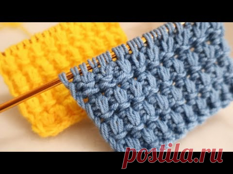 ШИКАРНЫЙ УЗОР СПИЦАМИ. ПОДРОБНЕЙШИЙ МАСТЕР КЛАСС ДЛЯ НАЧИНАЮЩИХ.