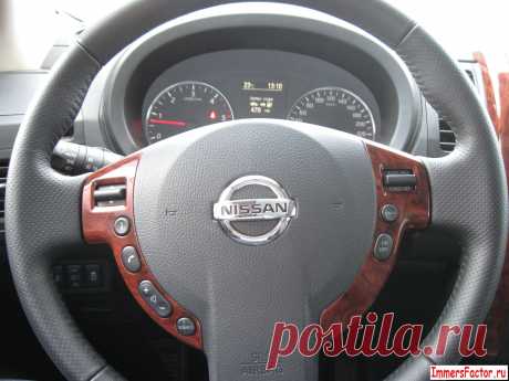 Nissan X-Trail декорирование под дерево аля &quot;корельская береза&quot;