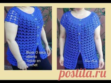 Blusa o Saco abierto Parte 1