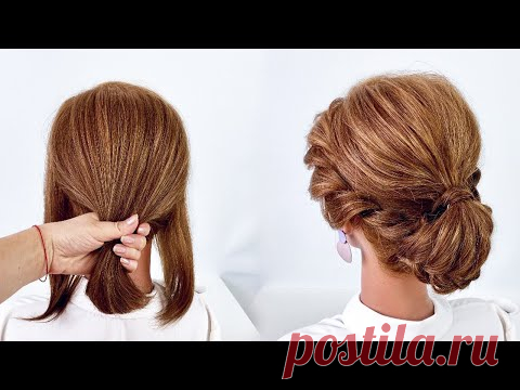 10 Причесок на короткие волосы.Простые прически пошагово