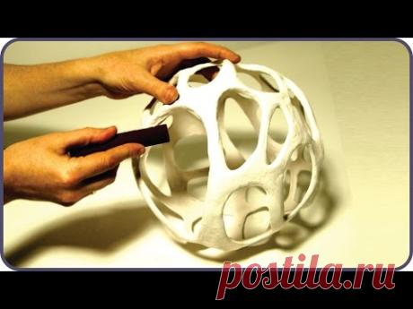 ❣AWESOME DIY Cellular Organic Lampshade Without A 3D Printer❣