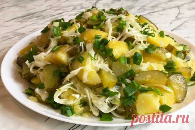 20 салатов с солеными огурцами, которые всегда получаются вкусными
