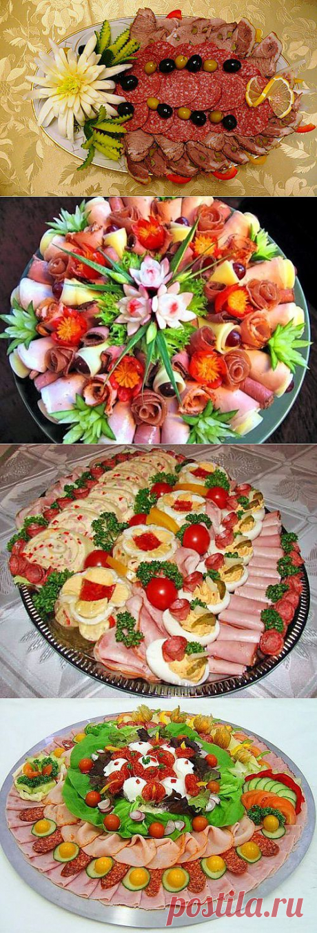 Красивое оформление мясных нарезок: идеи и примеры..