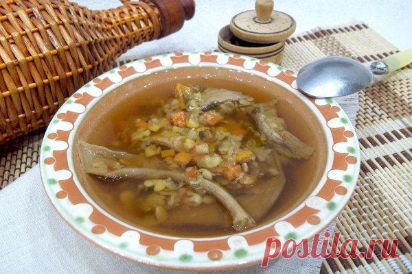 Гороховый суп с сушеными белыми грибами | CityWomanCafe.com