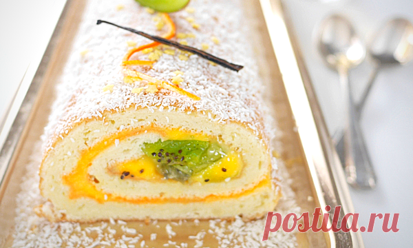 Рулет из заварного теста