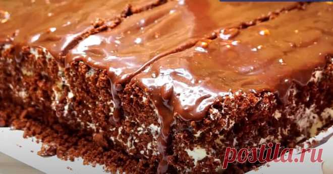 Вкусный, быстрый шоколадный торт - СУПЕР ШЕФ