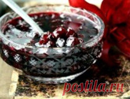 Пятиминутка из черной смородины