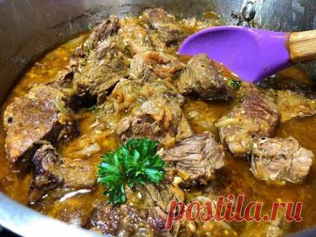Нежное, Томленое МЯСО  на несколько дней, Тает во рту! Тушеное Мясо. Меняю только гарниры.