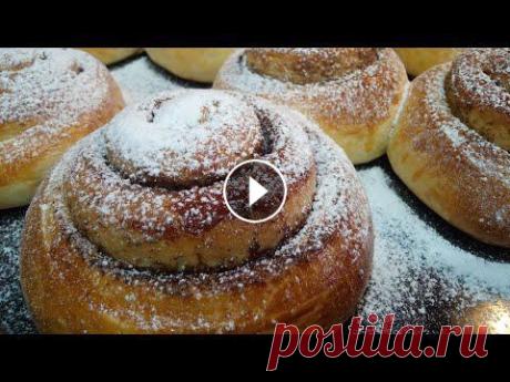 Простые булочки с корицей. #булочкирецепт #булочкискорицей...