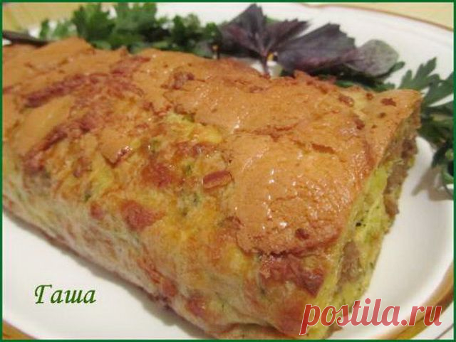 Кабачковый рулет под сырной корочкой. : Чисто по-женски...