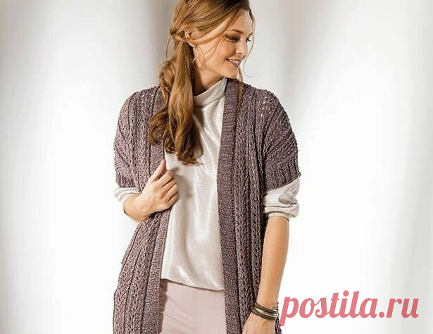 Как связать крючком женский жилет с приспущенным плечом | Учись вязать с нами | Яндекс Дзен