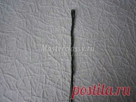 Белоснежные каллы из бисера. Мастер класс с пошаговыми фото