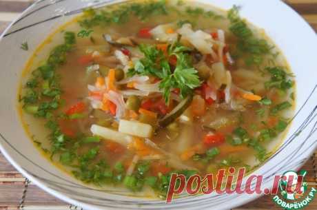 Щи "Успенские" с солеными огурцами – кулинарный рецепт