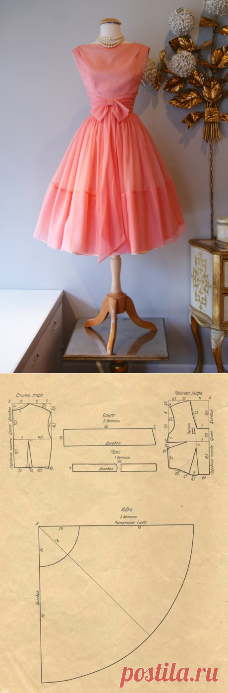 Очаровательное винтажное платье / История моды / ВТОРАЯ УЛИЦА