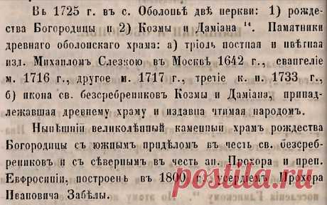 церковь в Оболонье