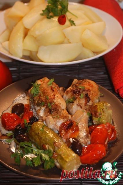 Курица в греческом стиле – кулинарный рецепт