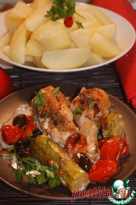 Курица в греческом стиле – кулинарный рецепт