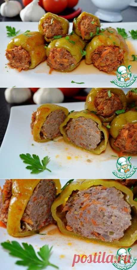 Фаршированные перцы &quot;Раздельное питание&quot; - кулинарный рецепт