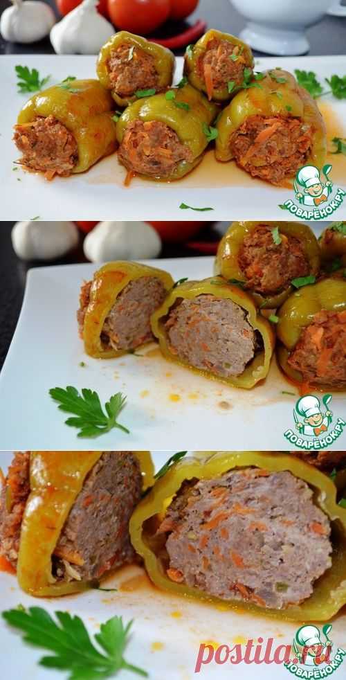 Фаршированные перцы "Раздельное питание" - кулинарный рецепт