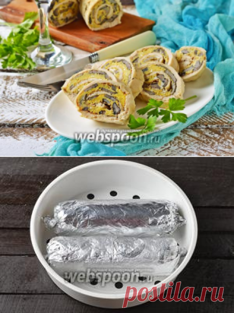 Куриный рулет в мультиварке