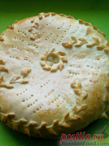 Пирог со свежей капустой