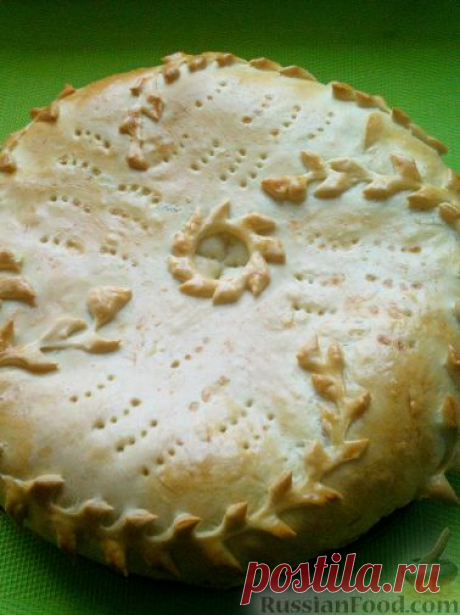 Пирог со свежей капустой