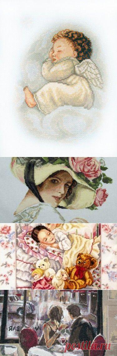 Вышивка крестом "Вышивка "Ангелочек"" | Скачать бесплатно на сайте Stitchart.net
