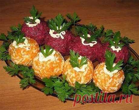 Овощные закусочные шарики
