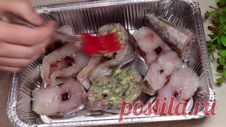Эта РЫБА не оставит равнодушным никого. Вкусная, ароматная, нежная и сочная - то что нужно на ужин.