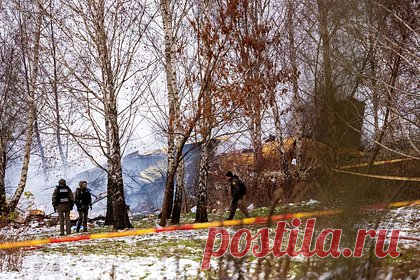 В Литве рассказали о посторонних людях на месте крушения самолета DHL