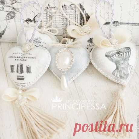 Купить &quot;Ретро&quot; новогодние шары - черно-белый, аксессуары, Аксессуары handmade, Новый Год