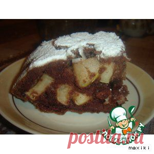 Шоколадная шарлотка - кулинарный рецепт
