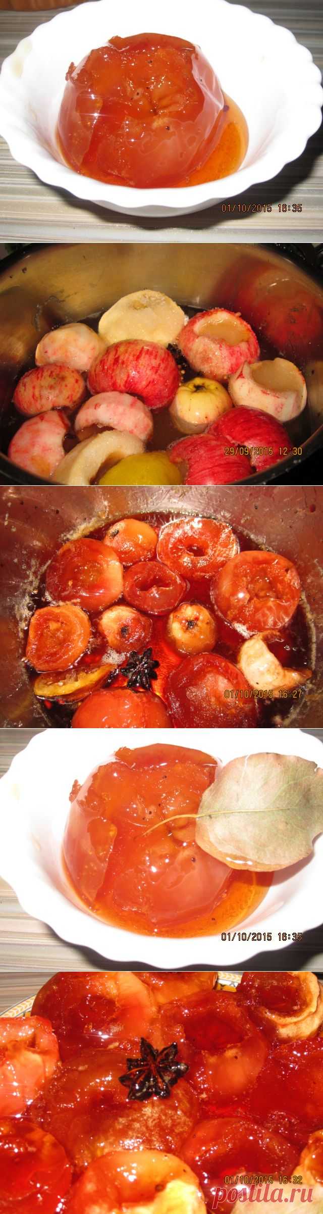 Прозрачное варенье из яблок