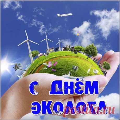 С Днем эколога позвольте
Мне поздравить всех сейчас,
Пусть среда, что окружает,
Радует всегда всех нас.