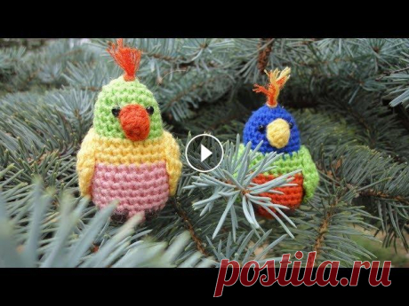 ПОПУГАЙ амигуруми #вязаниекрючком#вязаныеигрушки#попугай Пряжа для вязания. использованная в ролике, куплена здесь...