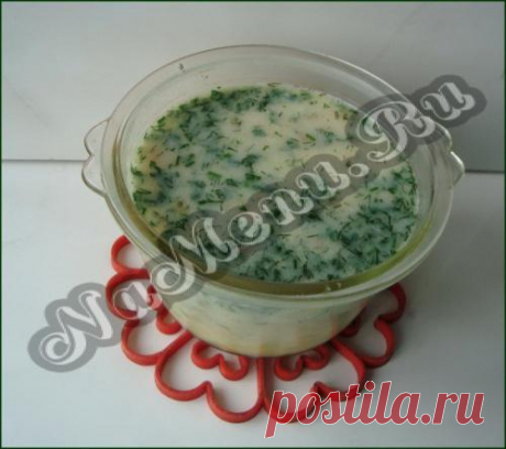 Рецепт молочного супа с грибами