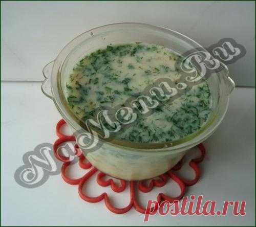 Рецепт молочного супа с грибами