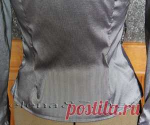 подгонка одежды по фигуре | как научиться шить | подгонка блузки | перешить одежду по фигуре