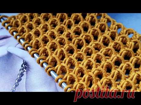 Knitting pattern ❤ Узор спицами ❤ strickmuster ❤ tricot ❤ how to knit ❤  tricô ❤  örgü deseni बुनना